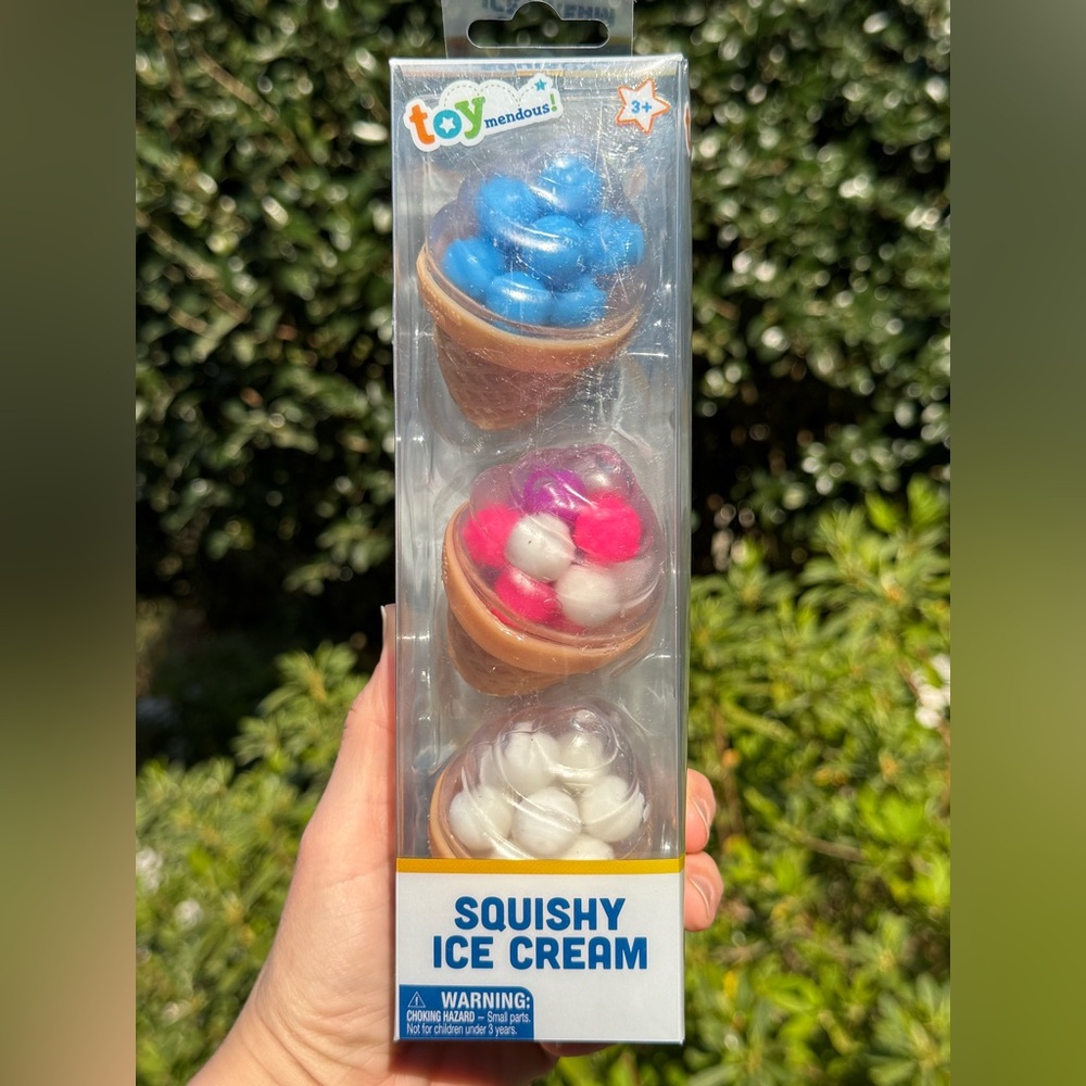Sunny Days Entertainment 3-Pack Toymendous Ice Cream Squishes